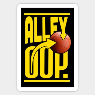 basketball alley oop Sticker